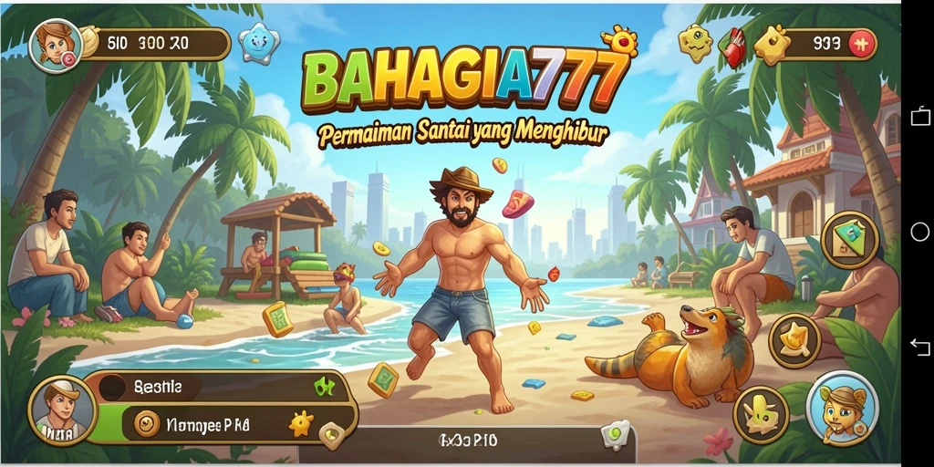 Tampilan gameplay BAHAGIA777 yang menarik dan penuh warna.
