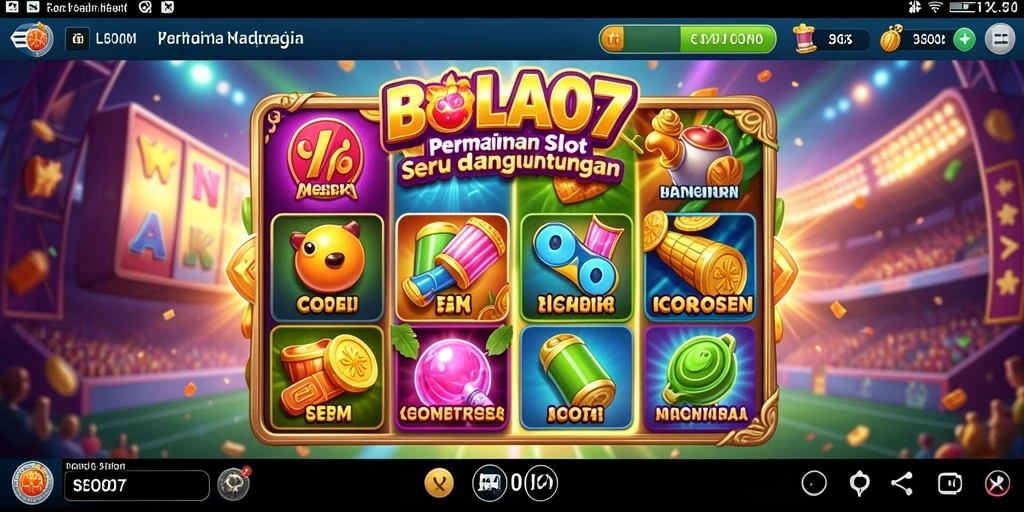 Tangkapan layar gameplay seru game Slot BOLA07.