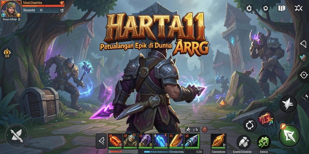 Tampilan gameplay HARTA11 yang mengesankan dan penuh aksi.