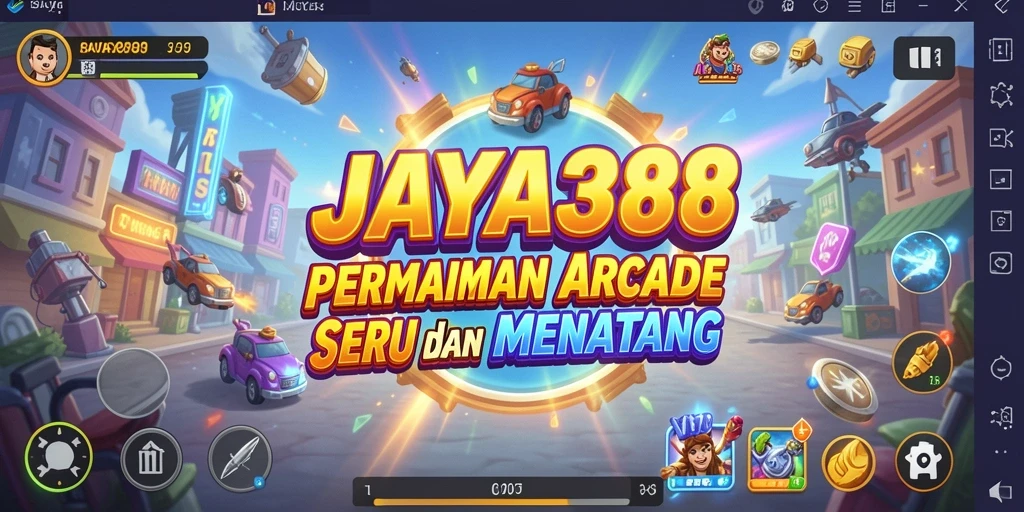 Tampilan gameplay JAYA388 yang menegangkan dan penuh warna.
