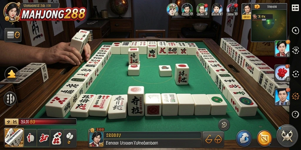 Tampilan screenshot utama MAHJONG288 yang menunjukkan fitur-fitur unggulan.