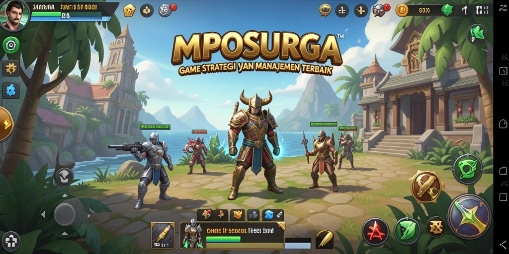 Tampilan gameplay MPOSURGA yang seru dan penuh strategi.