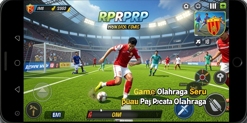 Tampilan gameplay RPRPRP yang menarik dan dinamis.
