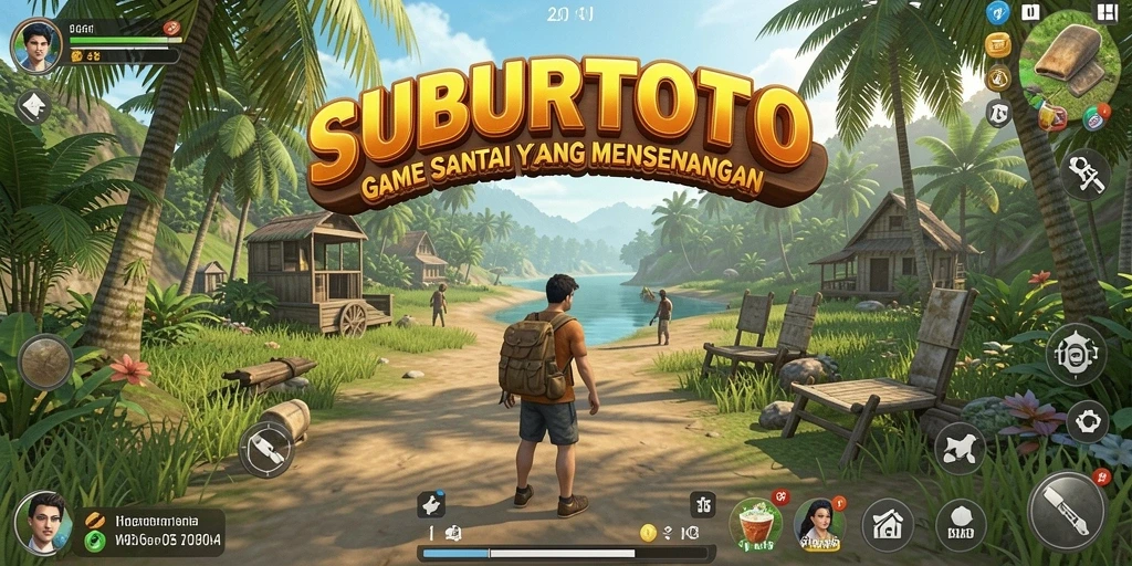 Screenshot gameplay SUBURTOTO yang menarik dan penuh warna.
